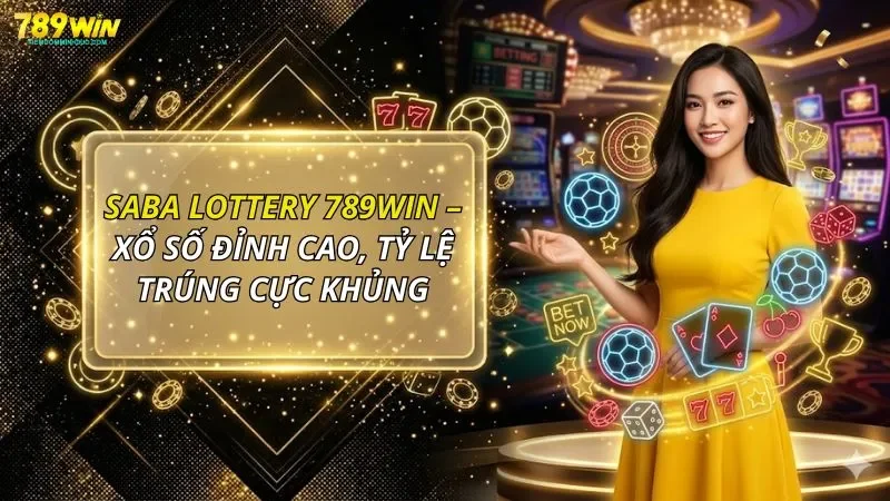 Saba Lottery 789WIN – Xổ Số Đỉnh Cao, Tỷ Lệ Trúng Cực Khủng